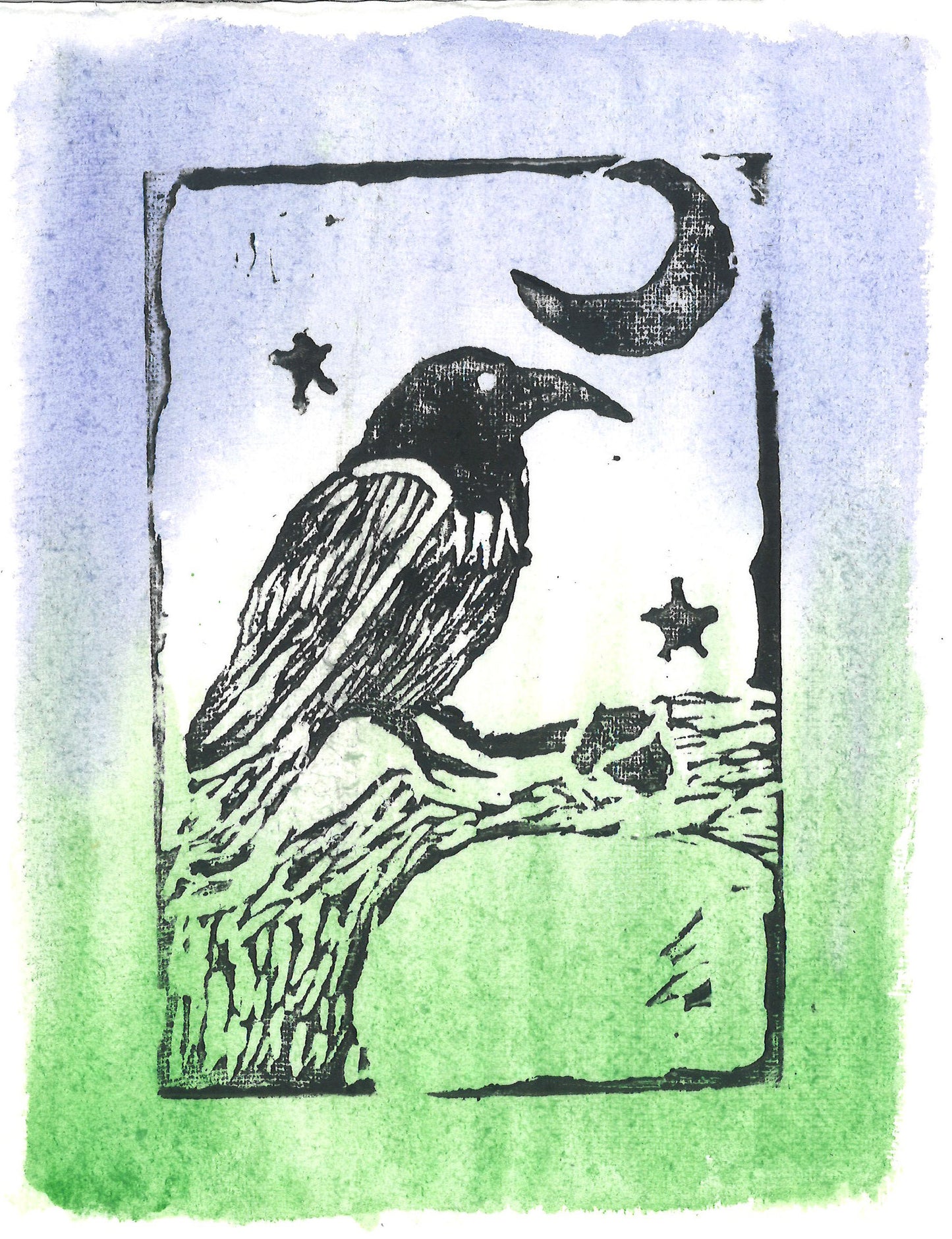 Midnight Crow (Blue/Green, Original)