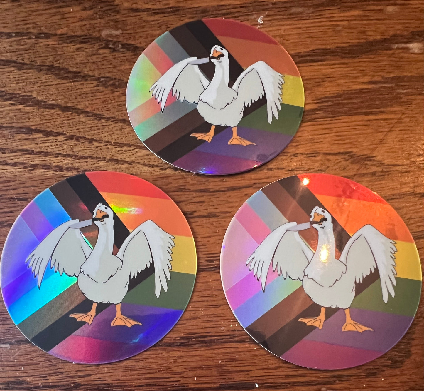 Homo-cidal Goose Sticker