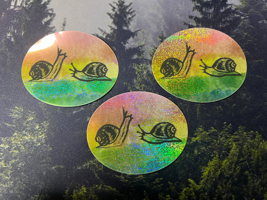 Grace and Frankie Snails (Sticker)