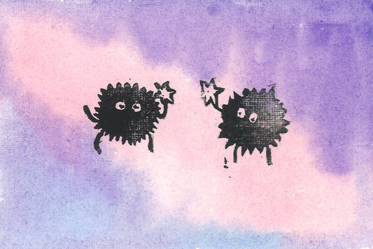 Susuwatari (Pink/Purple, Original)