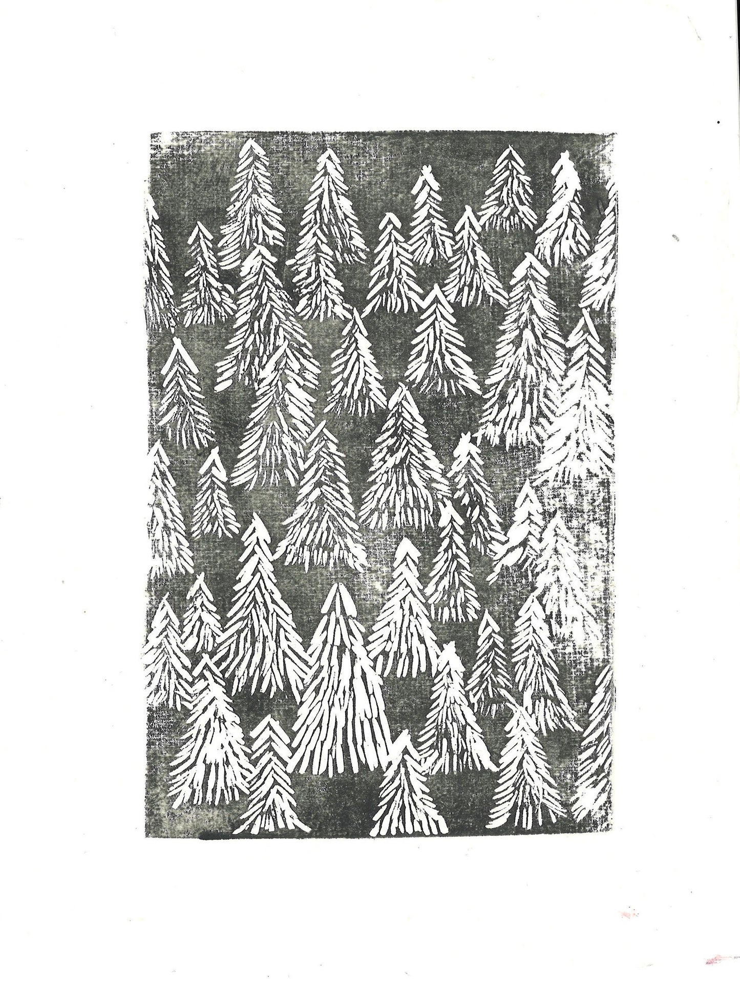 Forest (Black & White, Original)